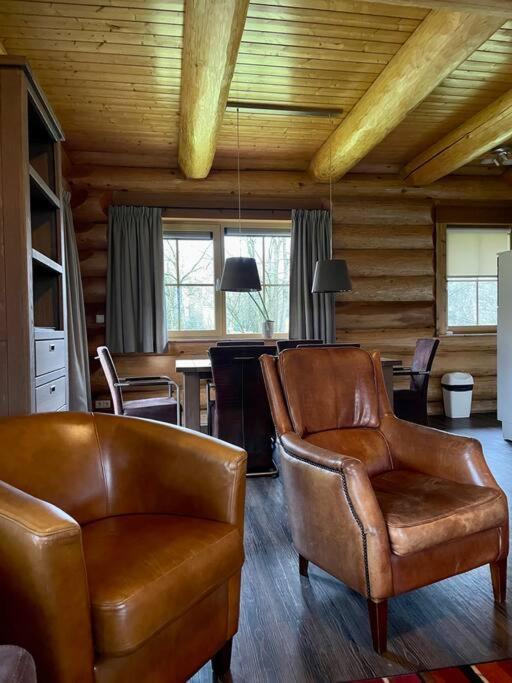 Unieke Houten Villa Met Sauna In Twente - 6P Den Ham 外观 照片