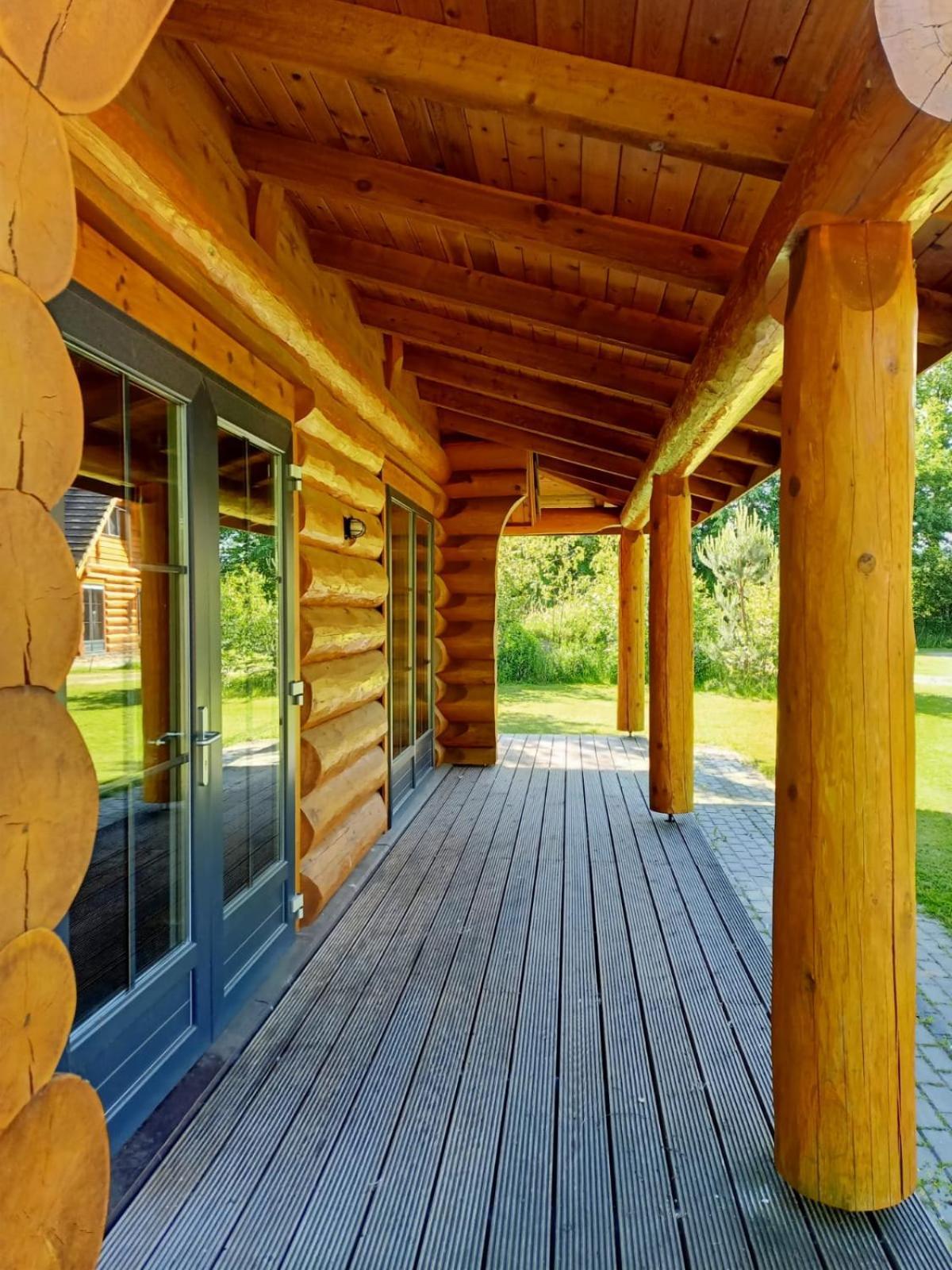 Unieke Houten Villa Met Sauna In Twente - 6P Den Ham 外观 照片